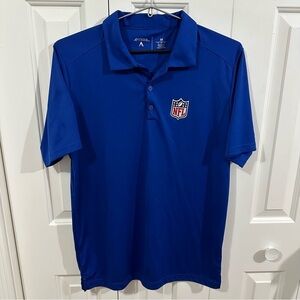 Antigua NFL Polo Blue Shirt